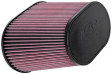 K&N RE-1040 - Universal Rubber Filter 4in FLG 9IN x 5-3/4IN B / 7 x 4-1/2IN T / 7-1/2IN H