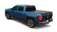 Leer 630320 - 2020 Silverado/Sierra 2500/3500 HD Reinforced Soft Folding Tonneau Cover Truck Bed Topper 6 Foot 9 Inch Heavy Duty