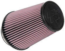 K&N RU-1027 - Universal Clamp-On Air Filter 4in FLG / 6-1/2in B / 4-1/2in T / 8in H