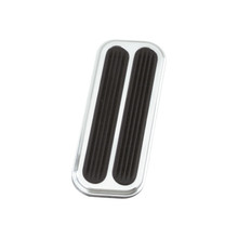 Lokar BAG-6085 - Billet Throttle Pedal Pa d w/Rubber 73-UP GM P/U
