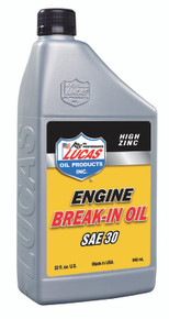 Lucas Oil Products 10630 - 30w Break-In Oil 6x1 Qt