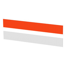 Luverne 2090618 - 15" Reflective Red & White Conspicuity Tape