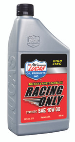 Lucas Oil Products 10610 - Synthetic Racing Oil 10w30 6x1 Qt