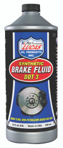 Lucas Oil Products 10826 - Brake Fluid Dot 3 Case 12x1 Qt