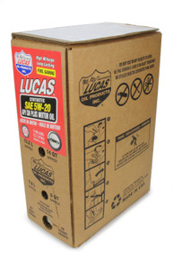 Lucas Oil Products 18004 - Synthetic SAE 5W20 Oil 6 Gallon Bag In Box