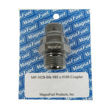 Magnafuel MP-3028-BLK - Coupler Fitting - 10an to 8an Straight - Black