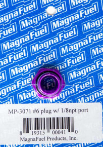 Magnafuel MP-3071 - #6 O-Ring Port Plug w/1/8in NPT in Center