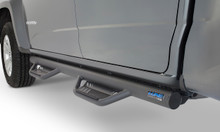 Lund 34641020 - 2019 Chevrolet Silverado 1500 Crew Cab Terrain HX Step Nerf Bars - Black