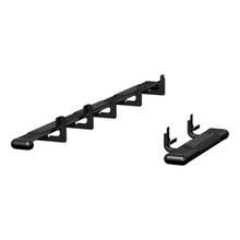 Luverne 584100-570747 - O-Mega II 6" x 36", 100" Black Aluminum Side Steps, Select Sprinter