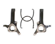 Maxtrac 702235 - 03-08 Dodge RAM 2500/3500 2WD 3.5in Front Lift Spindles w/Extended DOT Compliant Brake Lines