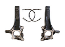 Maxtrac 703440 - 09-18 Ford F-150 2WD 4-4.5in Front Lift Spindles w/Extended DOT Compliant Brake Lines