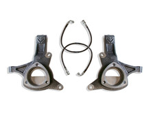 Maxtrac 701345 - 07-16 GM C1500 2WD 4.5in Front Lift Spindles w/Extended DOT Compliant Brake Lines