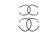 Maxtrac 519700 - 07-18 Jeep Wrangler JK 2WD/4WD Front & Rear Extended Brake Line Kit