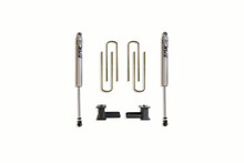 Maxtrac 904140F - 2021+ Ford F-150 2WD 4in Blocks/U-Bolts - Fox Shocks (Rear)