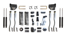 Maxtrac K947263L - 14-18 RAM 2500 4WD 6in/3in MaxPro Coil Lift Kit w/4-Link Arms &  Shocks