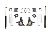 Maxtrac K881375 - 07-16 GM C1500 2WD w/Cast Steel Susp. 7.5in/4in MaxPro Spindle Lift Kit w/ Shocks