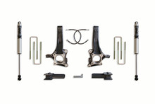 Maxtrac K883442F - 09-14 Ford F-150 2WD 4in/2in MaxPro Elite Spindle Lift Kit w/FOX Shocks