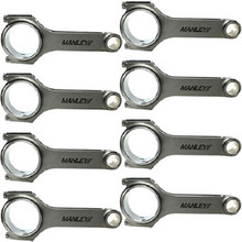 Manley 15056R-8 - Chrysler Hemi 6.125 Length H Tuff Series Connecting Rod Set w/ ARP 2000 Bolts (Set of 8)