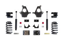 Maxtrac KS331535-8 - 14-16 GM C/K1500 2WD/4WD Extended/Crew Cab w/Cast Steel Susp. 3in/5in Lowering Kit