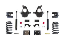 Maxtrac KS331546-6 - 14-16 GM C/K1500 2WD/4WD Single Cab w/Cast Steel Susp. 4in/6in Lowering Kit