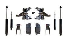 Maxtrac KS330524H - 92-98 GM C1500/2500 2WD Standard Cab 5/6 Lug 2in/4in Lowering Spindle Kit