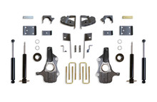 Maxtrac KS331935S - MAX TRAC SUSPENSION'S KIT#  IS A COMPLETE 3"/5" LOWERING KIT INCLUDING FRONT LOWERING STRUTS, SPINDLES, FLIP KIT, HANGERS & REAR SHOCKS