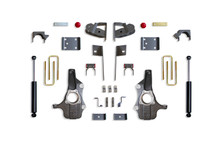 Maxtrac KS331924 - 2019+ GM C/K1500 2WD/4WD 2/4in Complete Lowering Kit