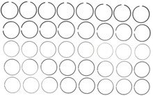Mahle 40069CP.020 - Rings Case Checker 318 Eng 59-66 Chry 318 5.2L Eng 75-89 Chry Ind Engs Moly Ring Set