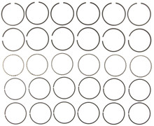 Mahle 40619CP - Rings AMC 199/232/258 Engs 64-87 Buick 225 Eng 64-67 Gray Int Trk Jeep Chrome Ring Set