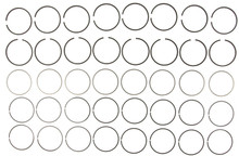 Mahle 40784 - Rings GMC Pass 400 428 Engs 1975-79 Moly Ring Set