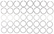 Mahle 41226 - Rings Case Checker 318 Eng 59-66 Chry 318 5.2L Eng 75-89 Chrome Ring Set
