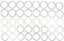 Mahle 41137CP - Rings Buick 305 5.0L Eng 77-91 Checker 305 5.0L Eng 78-80 Chevy Moly Ring Set