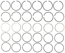 Mahle 41245CP.020 - Rings Checker 229 3.8L Eng 1980 Chevy 229 3.8L Eng 80-84 Chevy Trk 229 Moly Ring Set