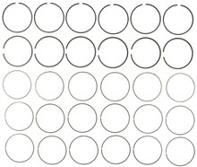 Mahle 41458CP.020 - Rings Chrysler 181 3.0L Eng 87-93 Mitsubishi 2972cc Eng 87-93 Chrome Ring Set