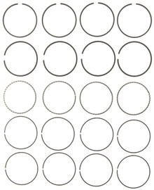 Mahle 41457CP - Rings Chry 156 2.6L Eng 84-89 Mits. 2555cc Eng 84-89 Chrome Ring Set