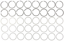 Mahle 41476CP.020 - Rings GMC Pass 350 5.7L Eng 86-89 GMC Trk 350 5.7L Eng 89-94 Moly Ring Set