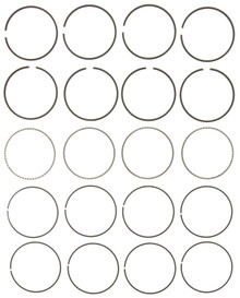 Mahle 41676 - Rings Chrysler 135 2.2L 16 Valve Turbo Eng 92-93 Moly Ring Set
