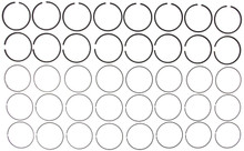 Mahle 41902CP.020 - Rings GM Truck 8.1L V8 2001-2004 Moly Ring Set