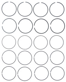 Mahle 41897CP.020 - Rings GM Pass 2.2L Ecotec 4 Cyl 2000-2005 Moly Ring Set