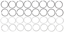 Mahle 41909.020 - Rings GMC Trk 6.6L 403 CID Duramax Turbo Diesel 2001-2003 VIN 1 Moly Ring Set