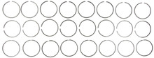 Mahle 41718 - Rings GMC Trk 395 V-8 Diesel Eng 1992-95 Moly Ring Set