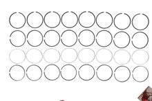 Mahle 41718.020 - Rings GMC Trk 395 V8 Diesel Eng 1992-02 Moly Ring Set