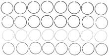 Mahle 41768.010 - Rings Ford Trk 445 7.3L Turbo Diesel DI/IDI Navistar 96-98 Moly Ring Set
