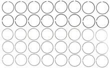 Mahle 41787CP.040 - Rings Ford Pass 281 4.6L Windsor Eng 96-97 Ford Trk 330 5.4L Eng 97-02 Moly Ring Set