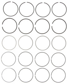 Mahle 41688 - Rings Mazda 1991cc 2.0L DOHC Eng 1993 Ford Pass Car 121 2.0L Eng 93-94 Chrome Ring Set