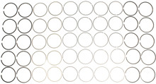 Mahle 42090CP.040 - Rings Dodge Viper 8.4L 10Cyl 2008-2011 Moly Ring Set