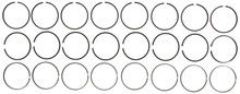 Mahle 42097.030 - Rings Ford / Navistar 6.4L Direct Injection Turbo Diesel 2006-2010 Powerstroke Moly Ring Set