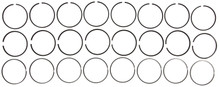 Mahle 42097.020 - Rings Ford / Navistar 6.4L Direct Injection Turbo Diesel 2006-2010 Powerstroke Moly Ring Set