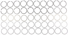 Mahle 42093CP - Rings Dodge Viper 8.3L V10 1993 - 1996 M8517KM Moly Ring Set