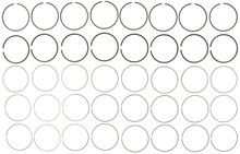 Mahle 42112CP.020 - Rings Ford 4.6L 5.4L Supercharged Engines 2000 - 2010 Reduced RW Rings Moly Ring Set